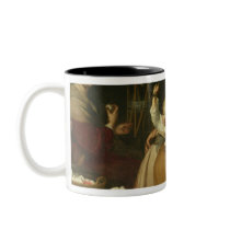 The Holy Family with the Little Bird, c.1650 Mug