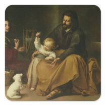 The Holy Family with the Little Bird, c.1650 Stickers