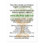 The Holy Kale Promotional Card Post Card