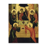 The Holy Trinity, Novgorod School, 15th century Post Card