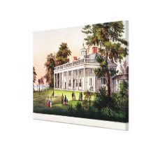 The Home of George Washington Canvas Print