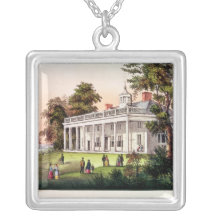 The Home of George Washington Personalized Necklace