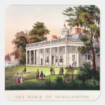 The Home of George Washington Stickers