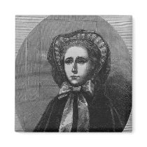 The Hon. Mrs Yelverton, 1861 Fridge Magnet