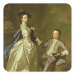 The Hon. Rachel Hamilton and her brother stickers