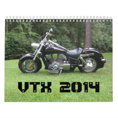 Honda motorcycle calendar