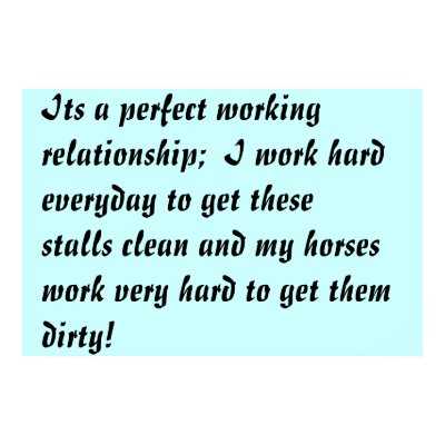 The Honest Truth 2 (about barn work)(stalls) Print by mdarabians