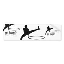 The Hooping Life - Sticker Got Hoops? bumper stickers