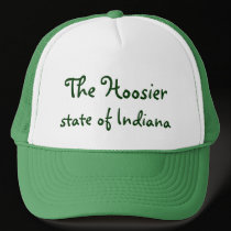 The Hoosier State of Indiana Cap hats