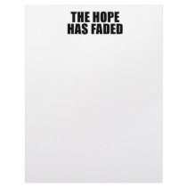 The Hope has faded letterhead
