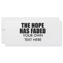 The Hope has faded rack cards by antiobama The Hope has faded rack cards
