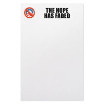 The Hope has faded Stationery