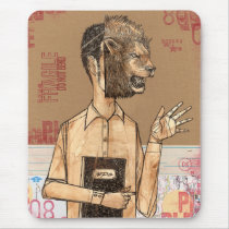 THE HOPE LION MOUSE PAD mousepads