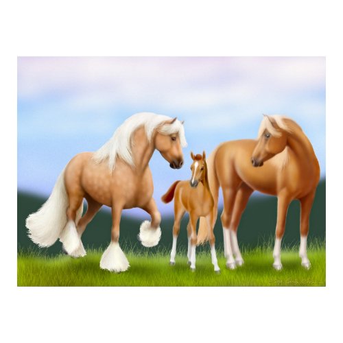 The Horse Family Print