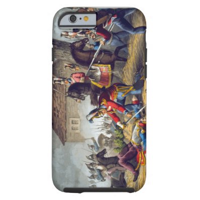 The Horse Guards at the Battle of Waterloo, engrav Tough iPhone 6 Case