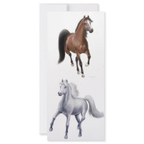The Horse Lovers Bookmark Rack Card