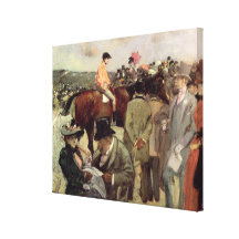 The Horse-Race, c.1890 Stretched Canvas Prints
