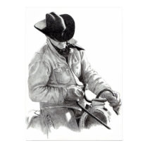 "THE HORSE TRAINER" in pencil, Poster posters