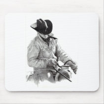 THE HORSE TRAINER mousepads