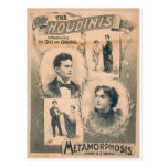 The Houdinis, 'Metamorphosis change in 3 seconds' Postcard