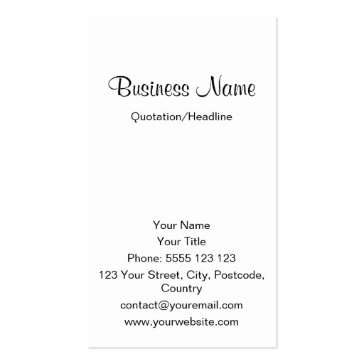 The House among the Roses, Claude Monet Business Card Template (back side)
