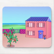 The house by the sea mousepad