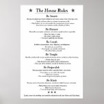 The House Rules v3white Print