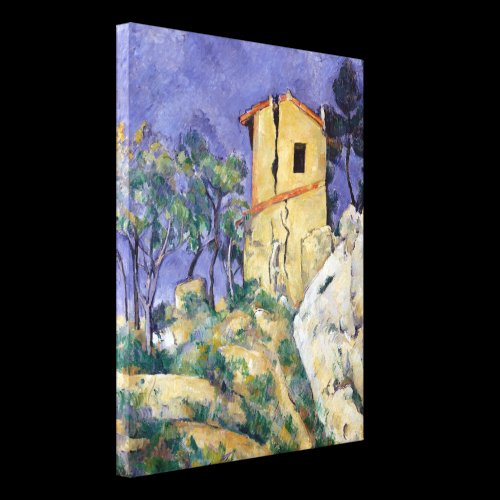 The House with the Cracked Walls - Paul Cézanne Canvas Print