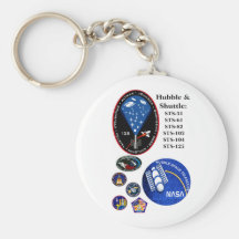 The Hubble Telescope and the Shuttle Keychains