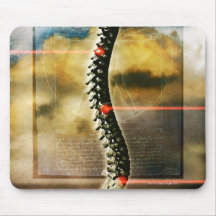 The human spine mousepads