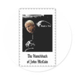 The Hunchback of John Mcain. Almost a stamp stickers