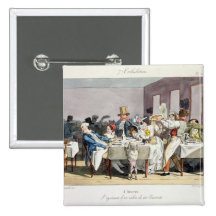 The hundred-seater restaurant: 5 o'clock, from 'Su Pinback Button