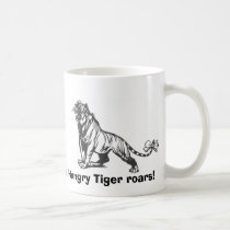 The Hungry Tiger roars! mugs