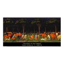 "The Hunt in the Forest" posters