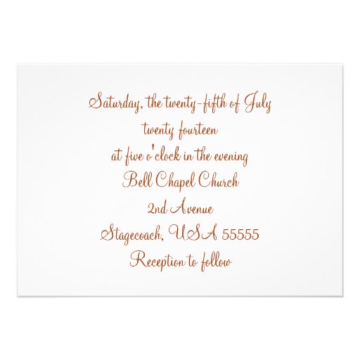 The Hunt is Over Hunting Theme Wedding Invite