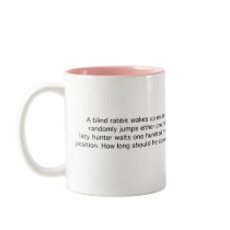 The Hunted (Blind) Rabbit mugs