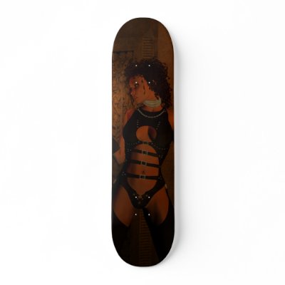 "The Hunted" Fantasy Art Sexy Skateboard Deck by sexyshirts2