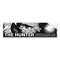 The Hunter bumper sticker bumper stickers by DareComics The Hunter bumper sticker bumper stickers