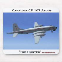 The Hunter, Canadair CP 107 Argus Mouse Pad mousepads by AirIndigo The Hunter, Canadair CP 107 Argus Mouse Pad mousepads