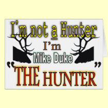 The Hunter Personalized (Mike) cards