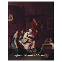 The Hunters And The Farmers By Longhi Pietro Personalized Flyer