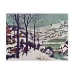 The Hunters In The Snow,  By Bruegel D. Ä. Pieter postcards