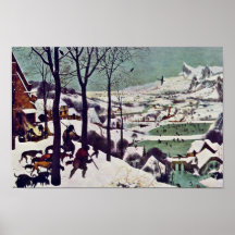 The Hunters In The Snow,  By Bruegel D. Ä. Pieter Posters