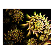 The Hybrid Abstract Fern Poster posters by SlayerX The Hybrid Abstract Fern Poster posters