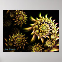 The Hybrid Abstract Fern Poster posters