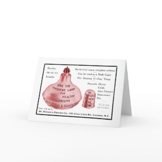 The Hygiene Lamp Greeting Card card