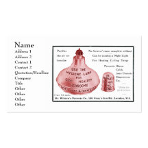 The Hygiene Lamp Standard Business Cards