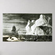 The Ice Islands on the 9th January 1773 Posters