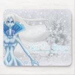 The Ice Queen: Ruler of the Winter's Chill Mouse Pad