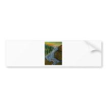 The Icebound Waterfall Bumper Sticker
